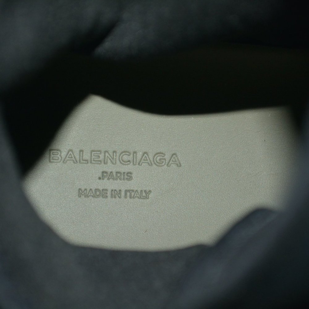 NWT BALENCIAGA MENS NEOPRENE STRAP HITOP SUEDE LEATHER SNEAKERS US 15 EU 48 - Picture 10 of 11